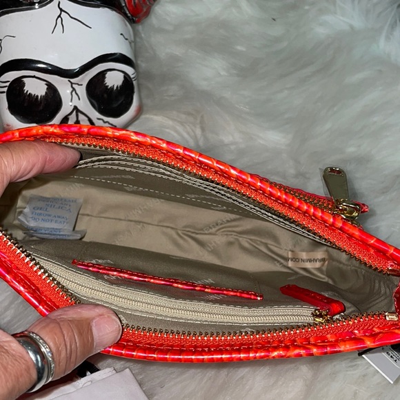 Brahmin Vida Flame Melbourne Collection Crossbody Bag FIRM PRICE - Picture 2 of 9